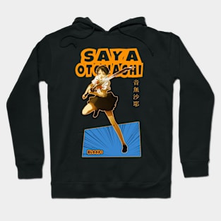 Saya's Endless Night Blood+ Anime Shirts for Dark Fantasy Enthusiasts Hoodie